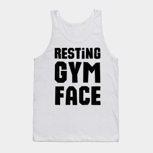 Resting Gym Face Tank Top